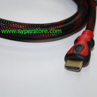 Кабел HDMI - HDMI 1,5 метра ver: 1.4V  FullHD Digital One SP00018 с твърда оплетка и феритен филтър, снимка 3 - Кабели и адаптери - 8971835