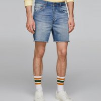 zara men short denim - страхотни мъжки къси панталонки, снимка 1 - Къси панталони - 21998055