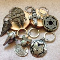 ✨ 🚀 BB8 Star Wars Ключодържател от междузвездни войни!(Сребрист), снимка 9 - Колиета, медальони, синджири - 21624274
