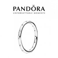 Пръстен Pandora Droplets с печат S 925. Колекция Amélie, снимка 1 - Пръстени - 19499498