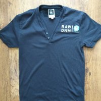 G-Star RAW Station V Neck Grand - страхотна мъжка тениска, снимка 4 - Тениски - 24578060
