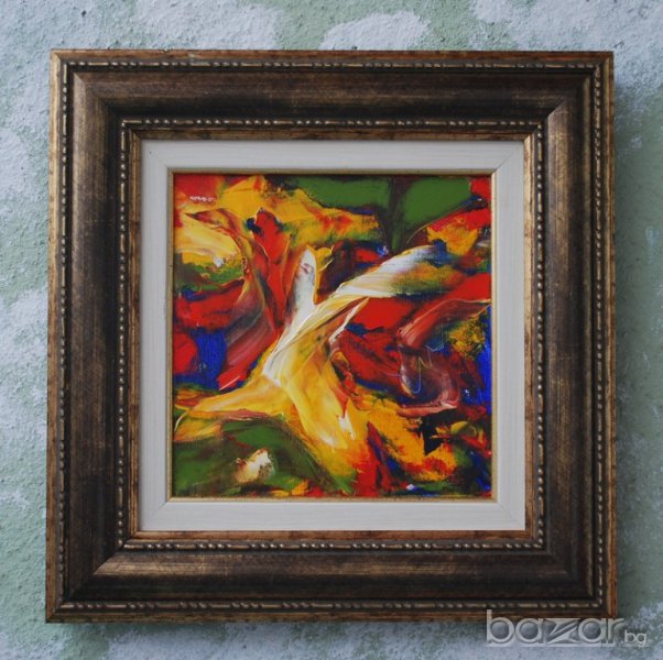 Абстракция, abstract painting, Мима / Art by MiMa, картина, маслени бои, снимка 1