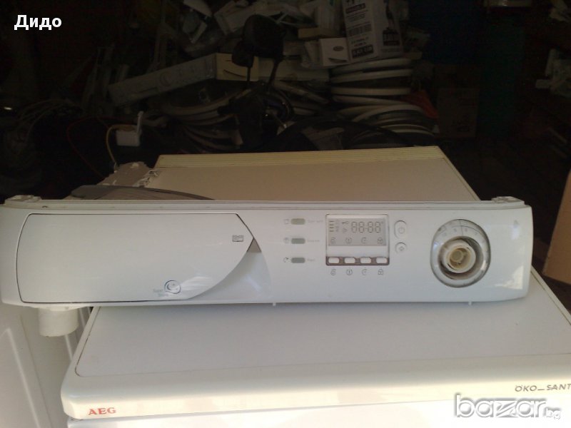 Продавам отлична горна платка с предният панел за пералня Аристон, снимка 1