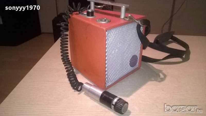 voice projector-lindaco-made in usa-shure brothers-usa-21х18х18см, снимка 1