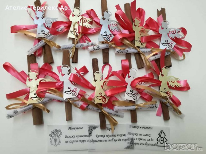 Коледни късмети с ангелче, снимка 1