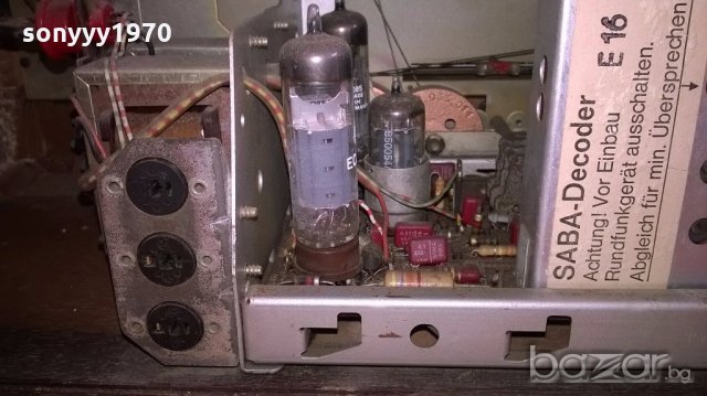 АНТИКА-Saba stereo receiver-лампова антика-внос швеицария, снимка 17 - Ресийвъри, усилватели, смесителни пултове - 18456217