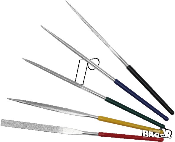 диамантени микро пили 5 бр., Германия, снимка 1