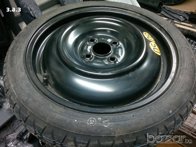 Резервна гума патерица 15 и 16цола 4х100 рено, пежо, шевролет, нисан, и др. , снимка 5 - Гуми и джанти - 13535222