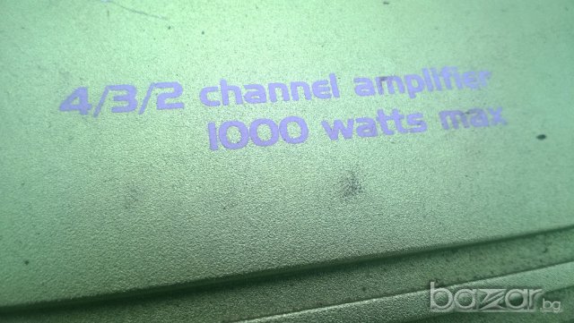 rave land-green force-1000watts4/3/2chanel amplifier, снимка 7 - Ресийвъри, усилватели, смесителни пултове - 9655204