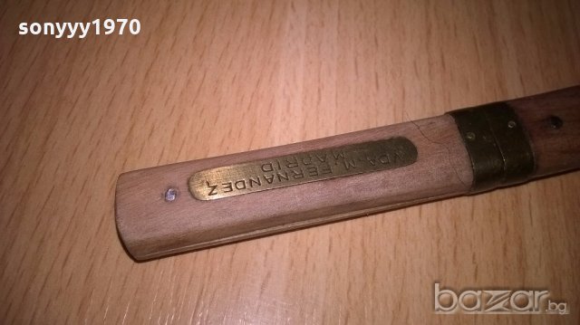 Vda.m.fernandez-madrid-ретро колекция-нож/вилица-от швеицария, снимка 11 - Антикварни и старинни предмети - 19207432