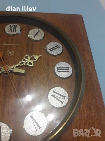Ретро стенен часовник-Янтар , снимка 8 - Антикварни и старинни предмети - 24301565