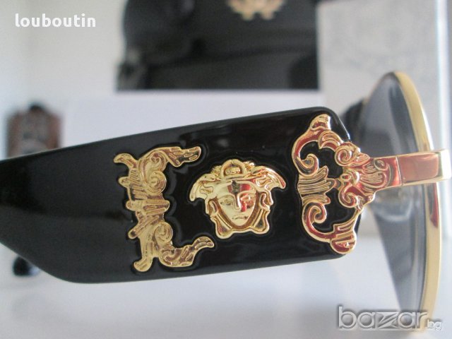 Налични Versace VE2150 black gold слънчеви очила UV 400 защита реплика, снимка 2 - Слънчеви и диоптрични очила - 13949254