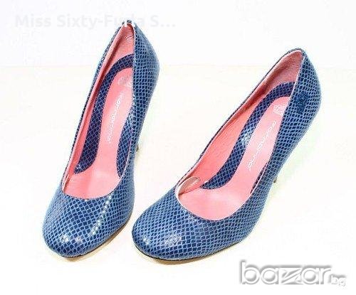 FORNARINA-нови сини обувки Форнарина-39 номер , снимка 4 - Дамски обувки на ток - 19705918