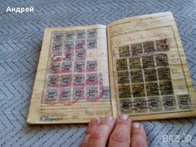 Стара осигурителна книжка 1948, снимка 8 - Антикварни и старинни предмети - 23442503