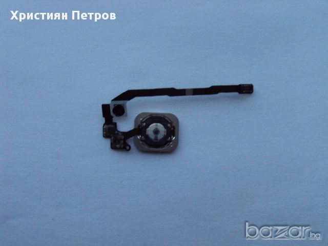 Home бутон, лентов кабел с капачка и пръстов отпечатък за iPhone 5S, снимка 2 - Стационарни телефони и факсове - 10751175