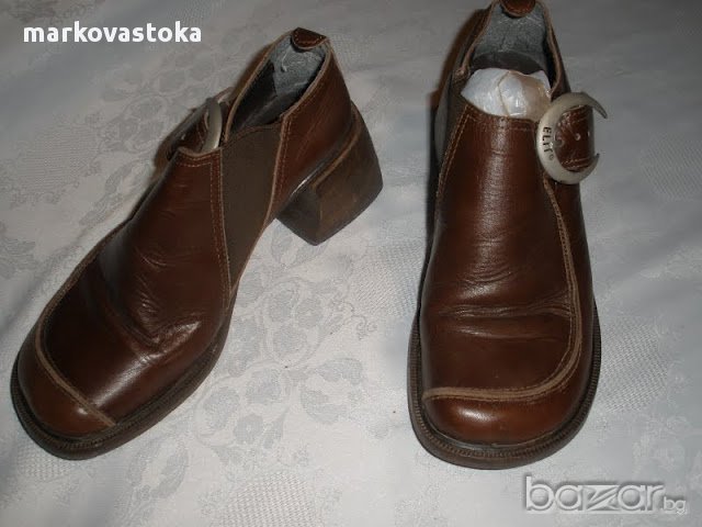 ДАМСКИ ОБУВКИ естествена кожа размер 36, снимка 1 - Дамски обувки на ток - 8343046