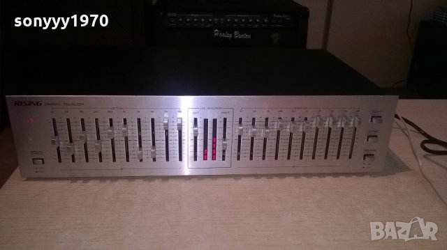 ПОРЪЧАН-rising eq-10 equalizer-made in japan-внос швеицария, снимка 9 - Ресийвъри, усилватели, смесителни пултове - 22189284