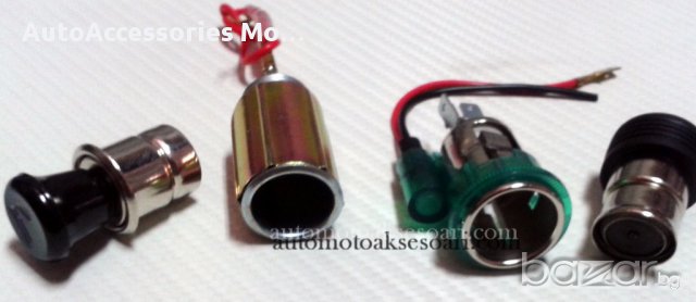 Автомобилна запалка 12V с осветление и с метален цокъл, снимка 13 - Аксесоари и консумативи - 13843156