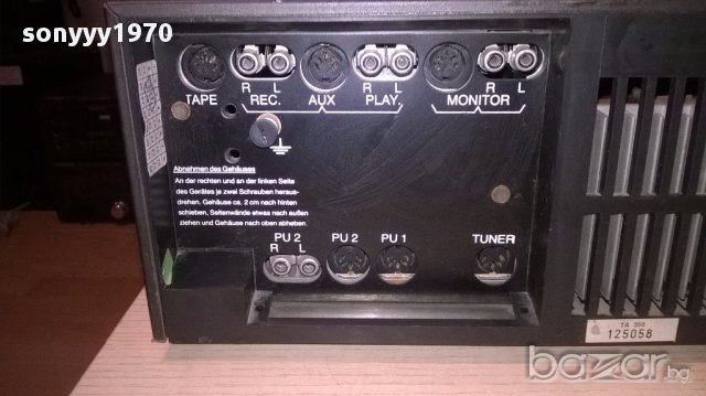 Колекционерска ретро машина telefunken ta350-внос швеицария, снимка 12 - Ресийвъри, усилватели, смесителни пултове - 17970540
