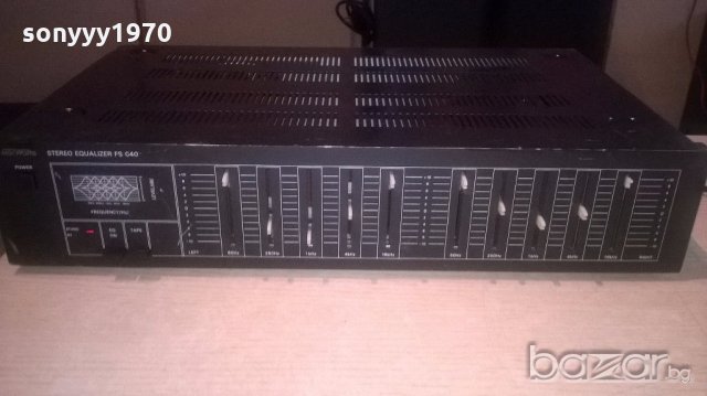 macwatts fs-c40 stereo equalizer-внос швеицария, снимка 4 - Ресийвъри, усилватели, смесителни пултове - 19857749
