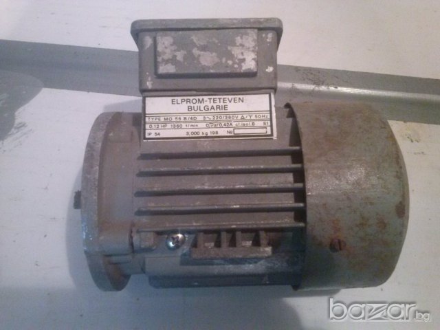 3 бр трифазни малки ел мотори + 1 монофазен, снимка 13 - Други машини и части - 14688394