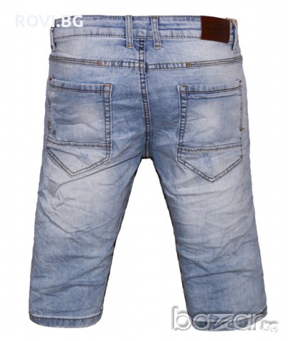 Къси мъжки дънки X019, снимка 2 - Къси панталони - 21458890