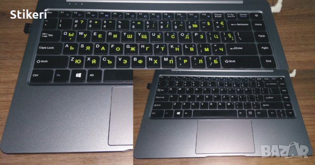 Стикери за клавиатура на кирилица надписи стикери фолио лаптоп компютър