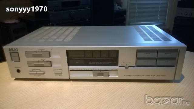 akai am-a201-stereo amplifier-made in japan-внос швеицария, снимка 3 - Ресийвъри, усилватели, смесителни пултове - 8904976