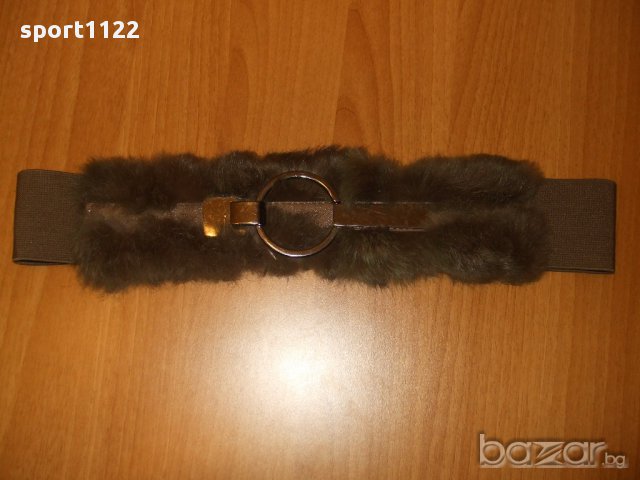 Ластичен колан/заешка кожа, снимка 4 - Колани - 17257958