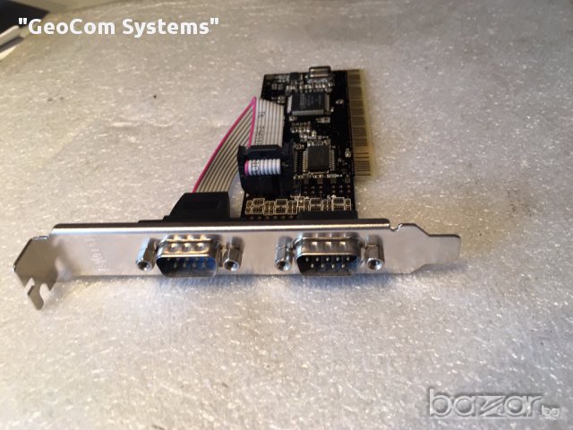 2 Serial Port PCI Card (2xCOM,PCI Slot), снимка 3 - Видеокарти - 15769147