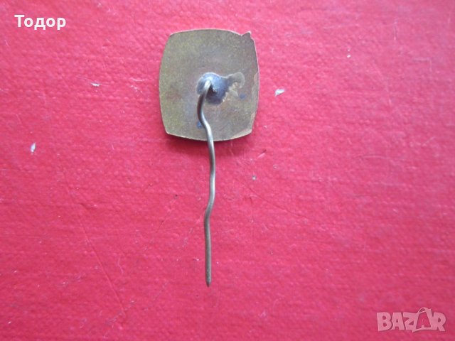 Стара значка знак Труд Учение бронз емайл , снимка 4 - Колекции - 25471538