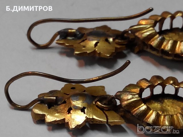 Старинни дамски обици, снимка 12 - Обеци - 12389214