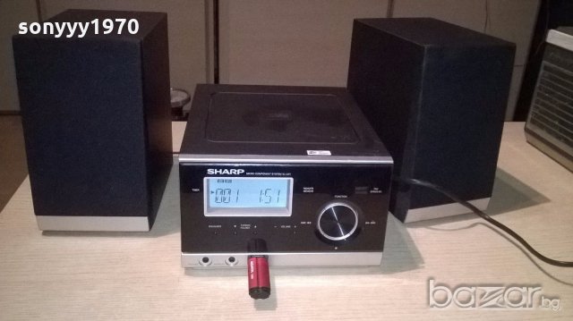 sharp usb/cd/tuner/ampli/aux+колони-внос швеицария, снимка 4 - Ресийвъри, усилватели, смесителни пултове - 18410763