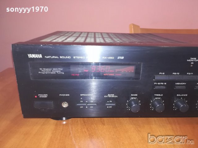 YAMAHA RX-450 stereo receiver-made in japan-внос швеицария, снимка 5 - Ресийвъри, усилватели, смесителни пултове - 20853991