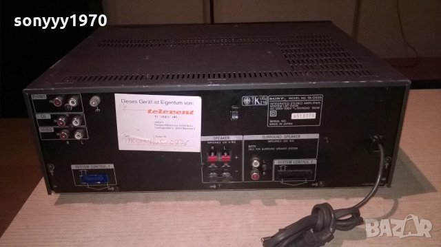 sony ta-d509 stereo amplifier-made in japan-внос швеицария, снимка 12 - Ресийвъри, усилватели, смесителни пултове - 21948469