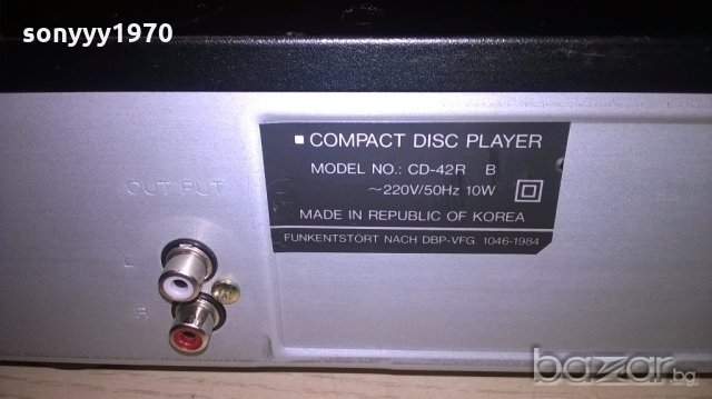 ПОРЪЧАНО-samsung hi-fi cd 42r-korea-внос швеицария, снимка 18 - Ресийвъри, усилватели, смесителни пултове - 18419219