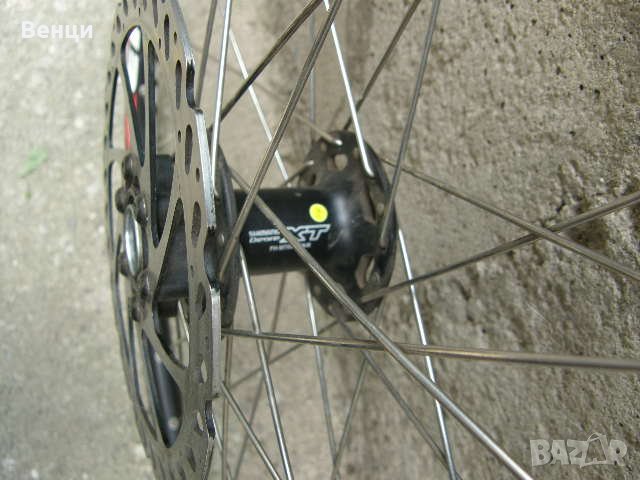 Алуминиева задна капла за велосипед  Alexrims с главина Shimano Deore XT-26 цола!  , снимка 2 - Части за велосипеди - 25452393