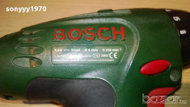 bosch 9.6v-винтоверт+зарядно+батерия-внос швеицария, снимка 4 - Винтоверти - 11061340