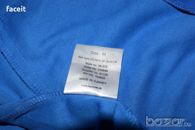 Hummel - Atlantic Zip Jacket N - 100% Оригинално горнище / Хумел, снимка 12 - Спортни дрехи, екипи - 21034936