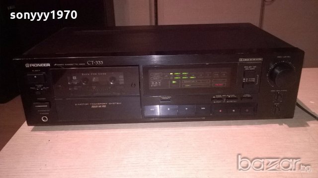 pioneer ct-333 hx-pro/2motors/bias/japan-внос франция, снимка 9 - Ресийвъри, усилватели, смесителни пултове - 19593211