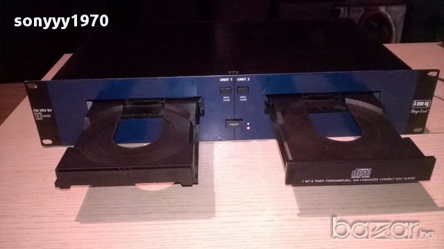 Img stage line cd-302dj dual cd player-внос швеицария, снимка 2 - Плейъри, домашно кино, прожектори - 13079972