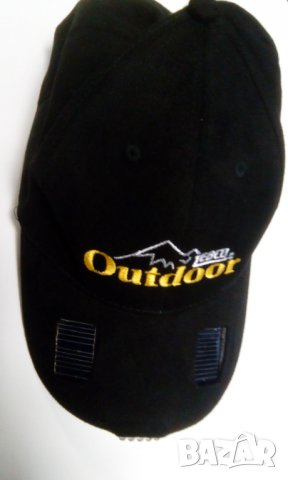 Шапка ZEBCO с интегриран LED челник и соларно захранване, снимка 5 - Шапки - 23459181