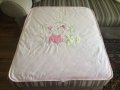 "AZIZ bebe" Бебешко одеяло порт бебе с апликации за момиченце, снимка 1