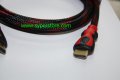 Кабел HDMI - HDMI 1,5 метра ver: 1.4V  FullHD Digital One SP00018 с твърда оплетка и феритен филтър, снимка 3