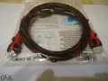 Кабел HDMI - HDMI 1,80 метра,5 метра с твърда оплетка и феритен филтър 2 бр., снимка 4