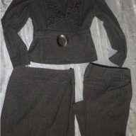 Зимен костюм от три части .Сако ,пола и панталон " Elizabeth " , снимка 1 - Костюми - 14815224