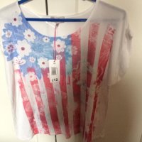 Нова блузка от Англия,Л, снимка 1 - Тениски - 25177665