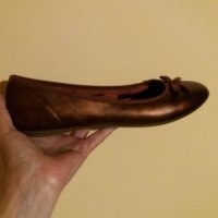 Дам.обувки-/изк.кожа/-№40-цвят-кафяво-бордо-/металик/., снимка 7 - Дамски ежедневни обувки - 22385521