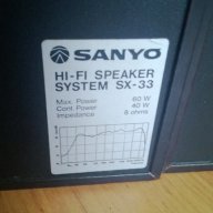 sanyo sx-33 hi-fi speaker system 40/60 wata 8 oma-внос швеицария, снимка 7 - Тонколони - 9902800
