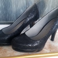 черни Дамски обувки - 39 номер, снимка 4 - Дамски обувки на ток - 21180803